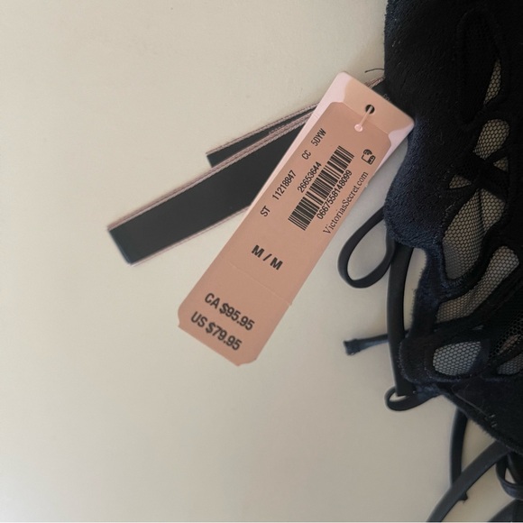 Victoria's Secret Black Butterfly Lace Top - Picture 4 of 4
